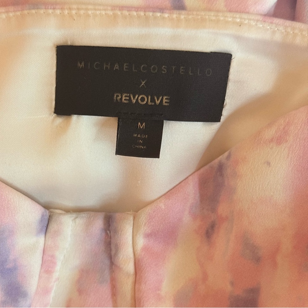 Michael Costello Pink Purple Tie-Dye Mini Dress - Picture 7 of 9